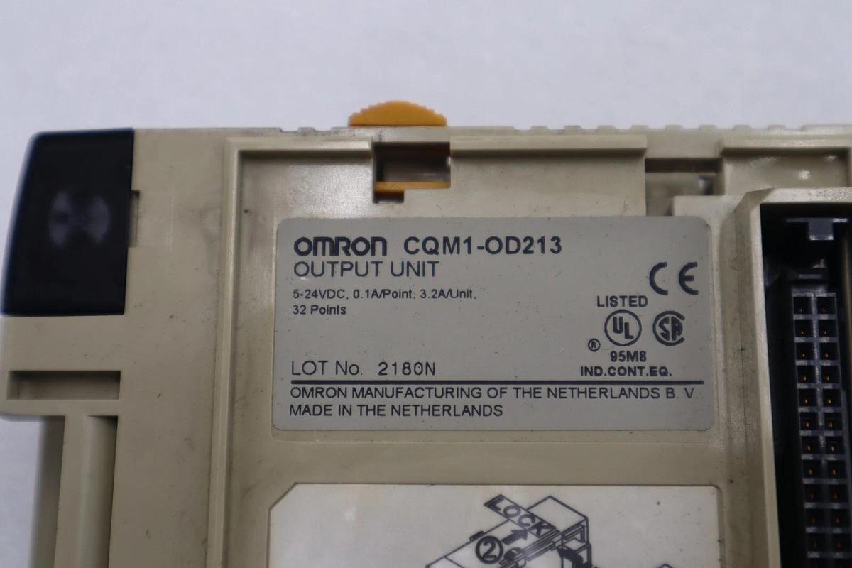 Used OMRON OUTPUT UNIT 5-24VDC  CQM1-0D213 STOCK L-507-C