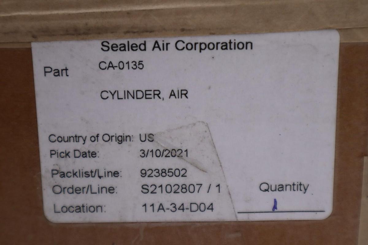Used SMC NCGCA50-0800 AIR CYLINDER 145 PSI #4211