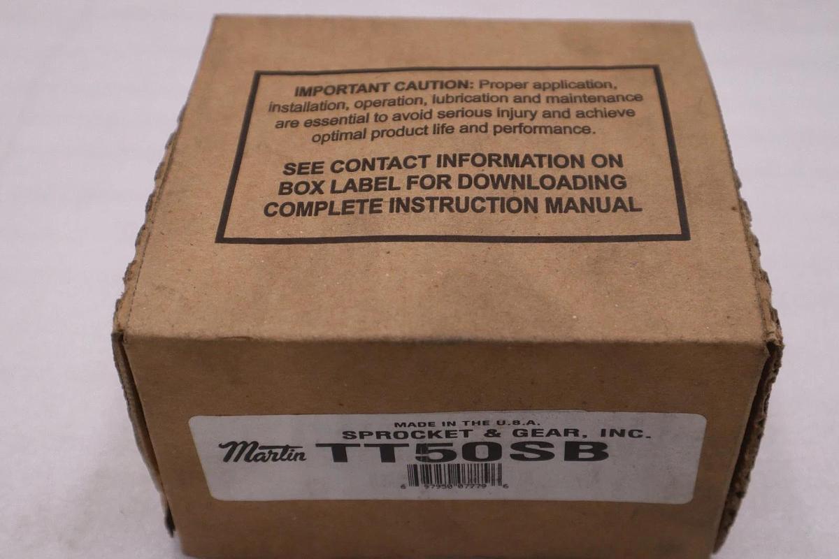 Used MARTIN TT50SB TORQUE LIMITER 1" BORE 5" OD 2650 IN-LBS TORQUE NEW IN BOX #GF649