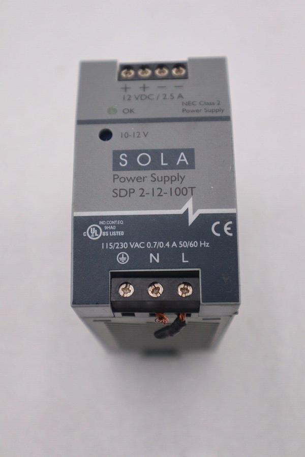 Used EGS Sola/Hevi-Duty SDP 2-12-100T Power Supply #K-3018
