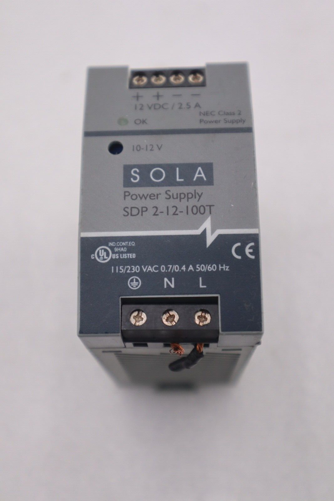 Used EGS Sola/Hevi-Duty SDP 2-12-100T Power Supply #K-3018