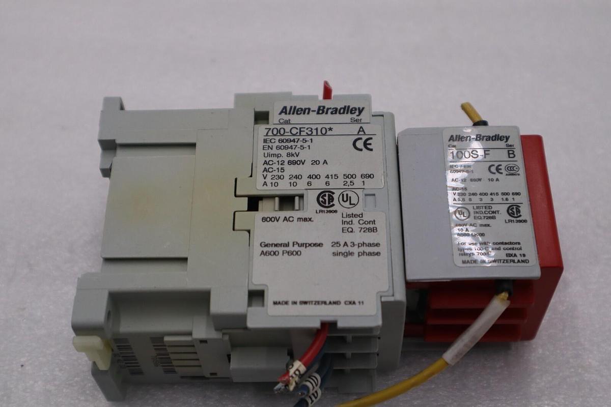 Used Allen-Bradley 700-CF310 SER A Used Safety Control Relay Contractor #L-482-C