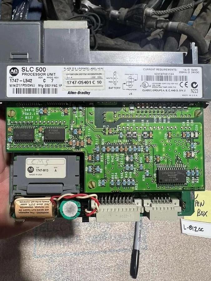 NEW OPEN BOX AB Allen-Bradley 1747-L542 Ser C Processor Unit STK L812CC
