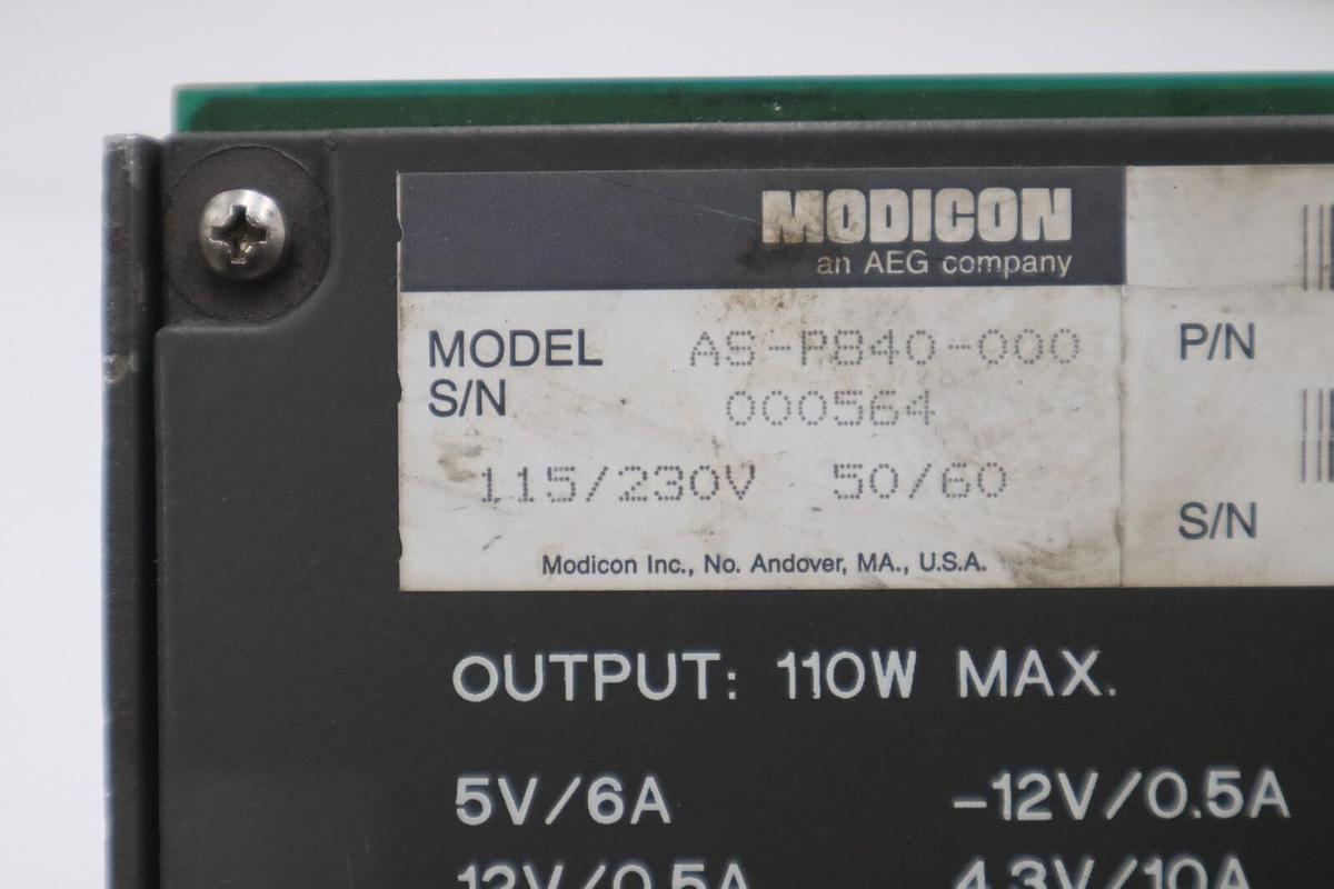 Used SCHNEIDER MODICON AS-P840-000 Power Supply Module STOCK G212A