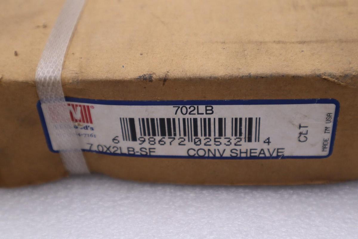 NEW TB WOODS - 702LB - 7.0X2LB-SF CONV SHEAVE STOCK 2135-C