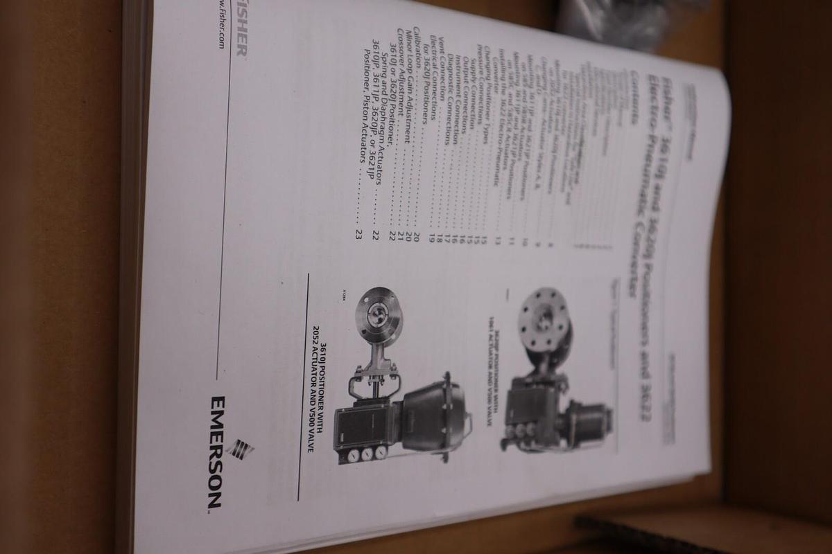 Used FISHER EMERSON 3610JP 3610-482-20659 3-15PSI NEW IN BOX STOCK G121