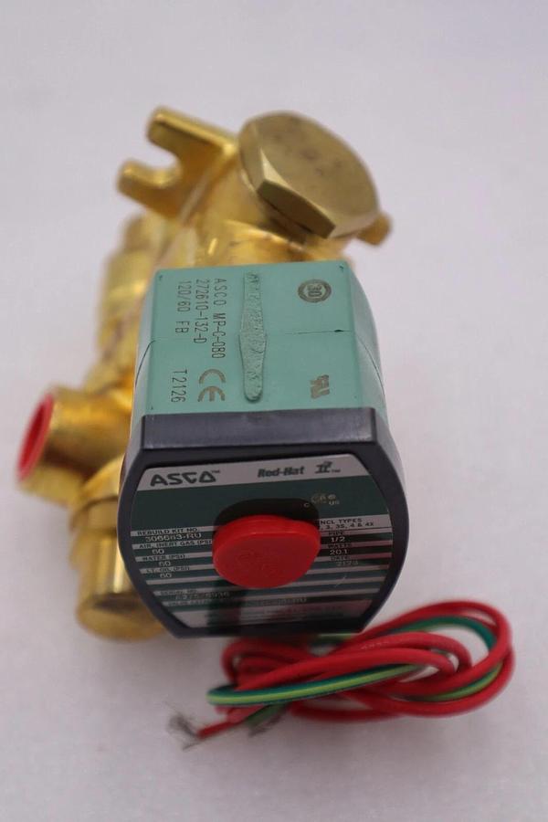 Used Asco Red-Hat 8300G68Ru Solenoid Valve 60 Psi, 1/2" Pipe 20.14 Watts STOCK 001-A