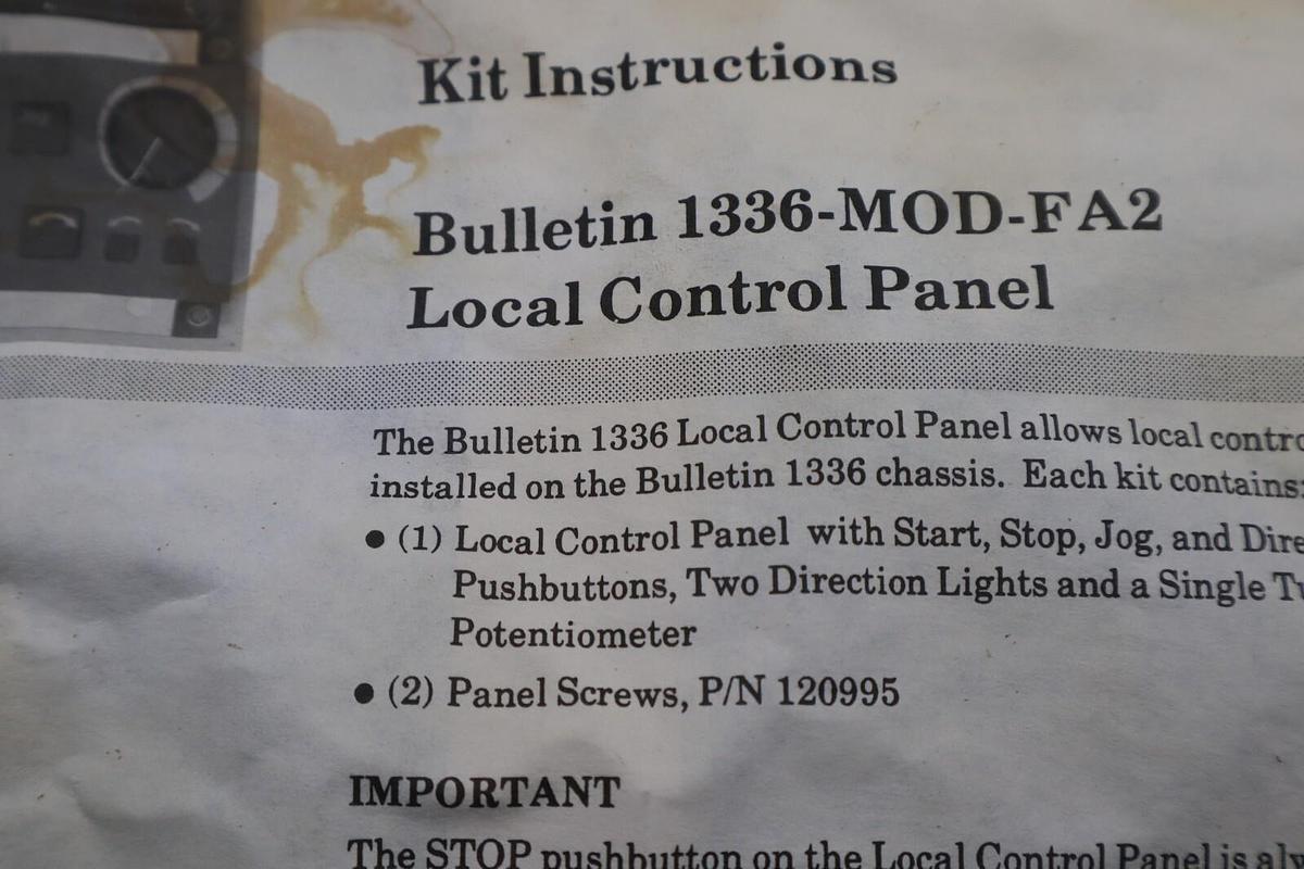 Used Allen Bradley 135466 Operator Keypad Panel Board #2344