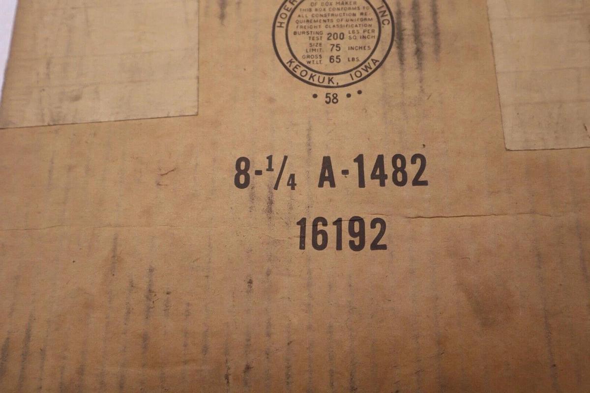 WARNER ELECTRIC BREAK AND CLUTCH 8-1/4 16192  STOCK #B-845