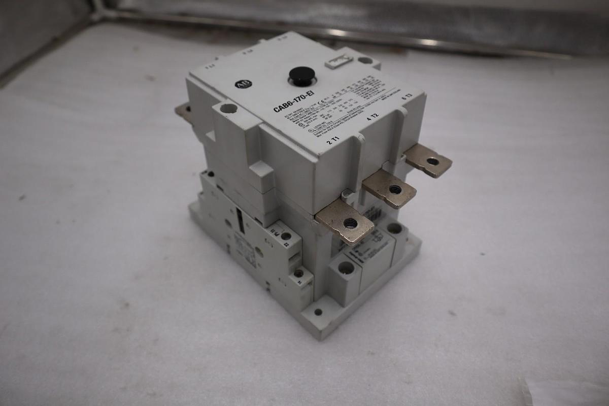 Used NEW OPEN BOX Allen-Bradley CAB6- 170-EI Contactor CAB6- 170-EI AB STOCK GF337