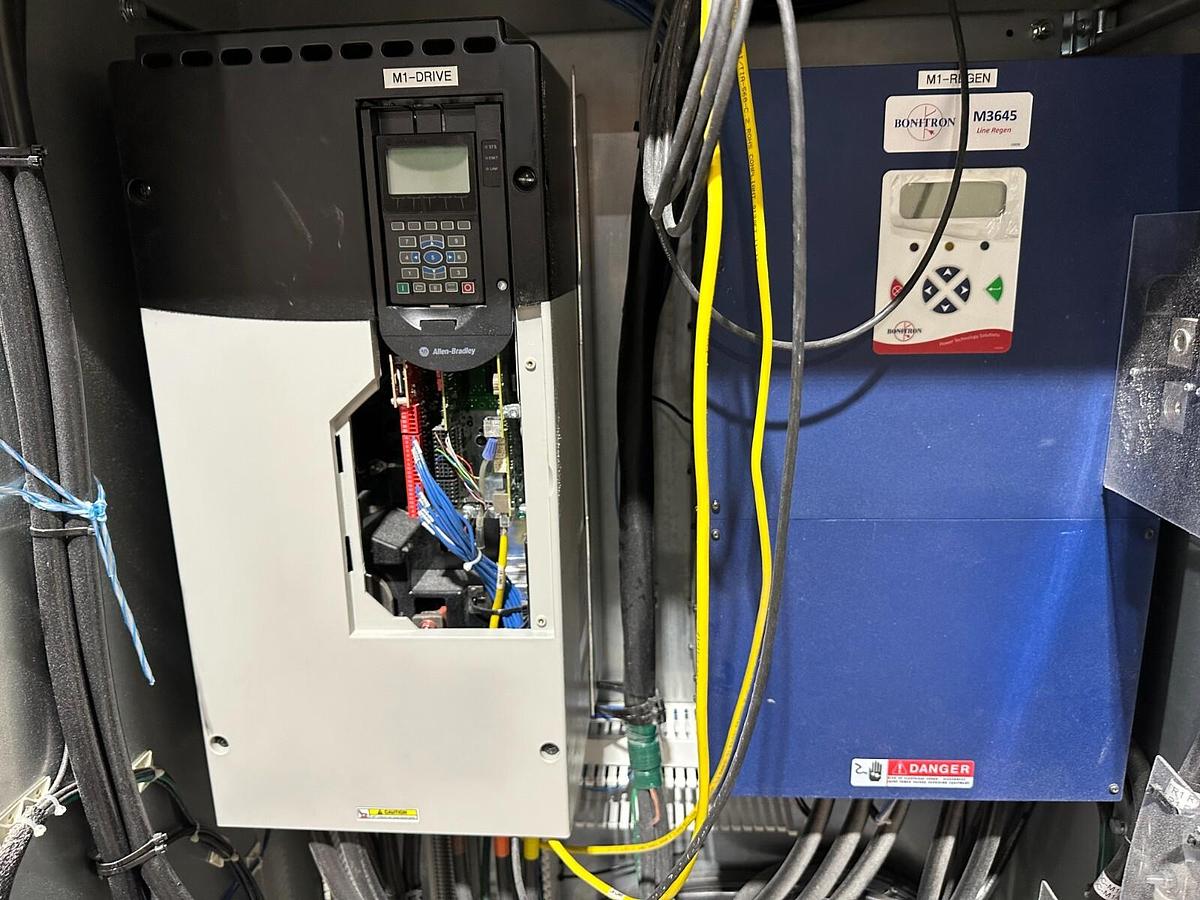 Used ALLEN BRADLEY 150 HP DRIVE CABINET 20G1AND186JA0NNNNN W/ BONITRON REGENS #S441