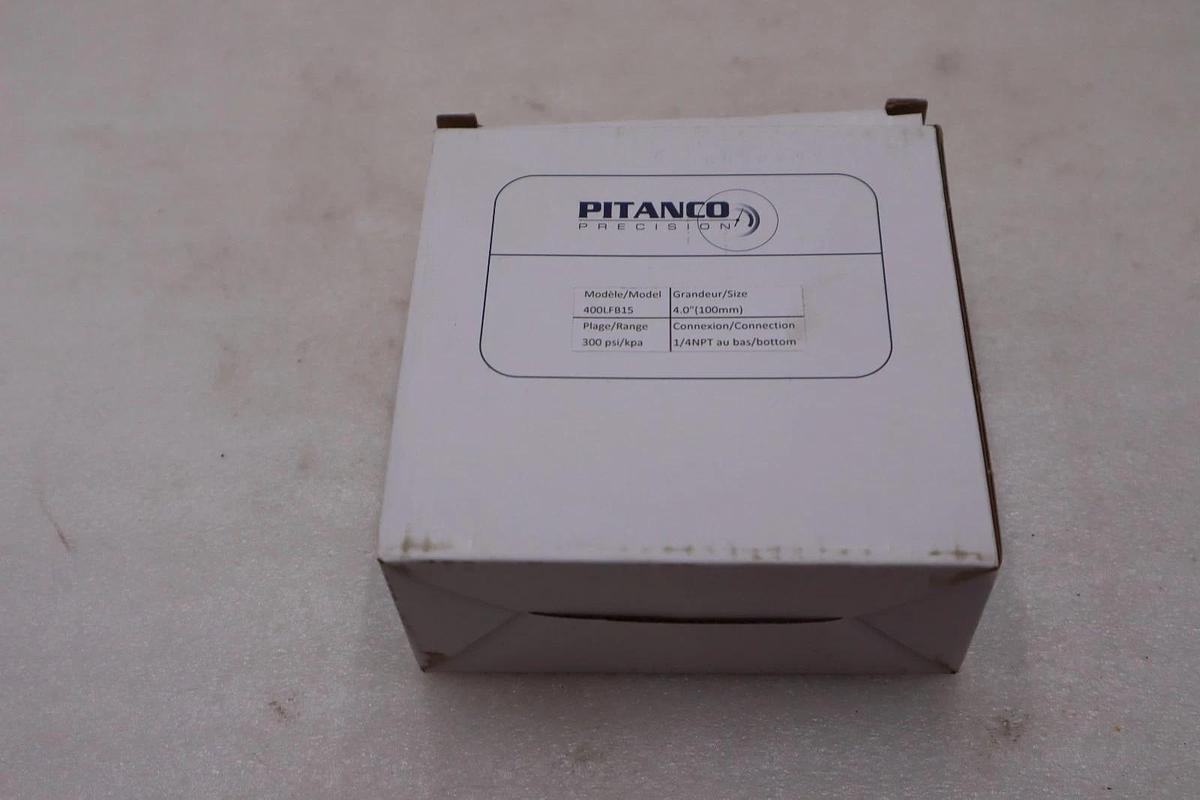 Used PITANCO PRECISION 400LFB15 4" 300 PSI 1/4 NPT - STOCK GF1071