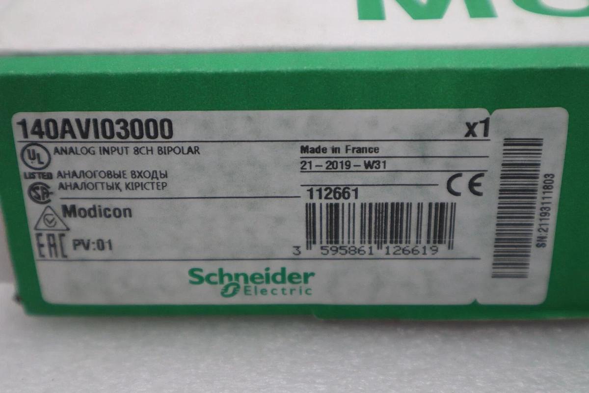 Used Schneider Modicon 140AVI03000 PLC Module FACTORY SEALED NEW UNIT STOCK G362