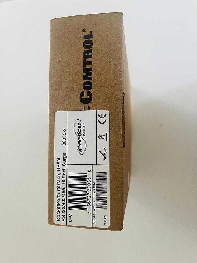 Comtrol Interface DB9M Module RocketPort 16 Ports RS-232/422/485 #K-1186