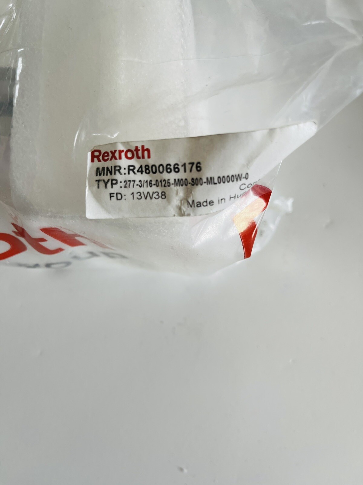 Used BOSCH AVENTICS REXROTH R480066176 TYP: 277-3/16-M00-S00-ML0000-0 #K-476