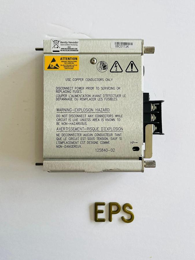 Used 125840-02 | Bently Nevada | Low Voltage AC PIM 85-132VAC #K-1341