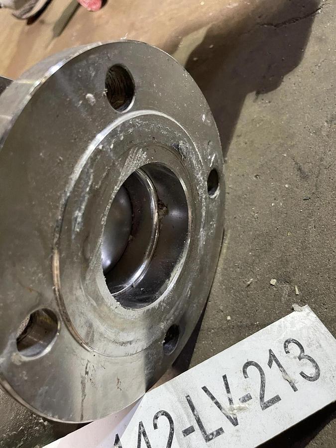 Used 3" JAMESBURY QUADRA-POWR X METSO QPX2C/K20 100PSI V-BALL VALVE NELES S-58 W-25