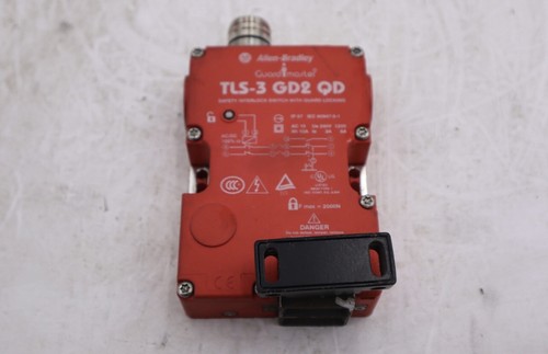 Used Allen Bradley Guardmaster TLS-3  GD2 QD SAFETY Interlock Switch TLS3GD2QD L-159