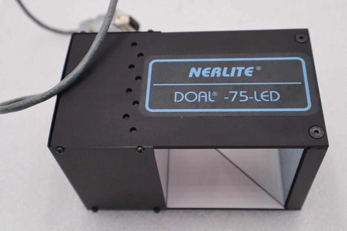 Used NERLITE DOAL-75-LED RED DIFFUSE ON-AXIS LIGHT STOCK #K-1544A