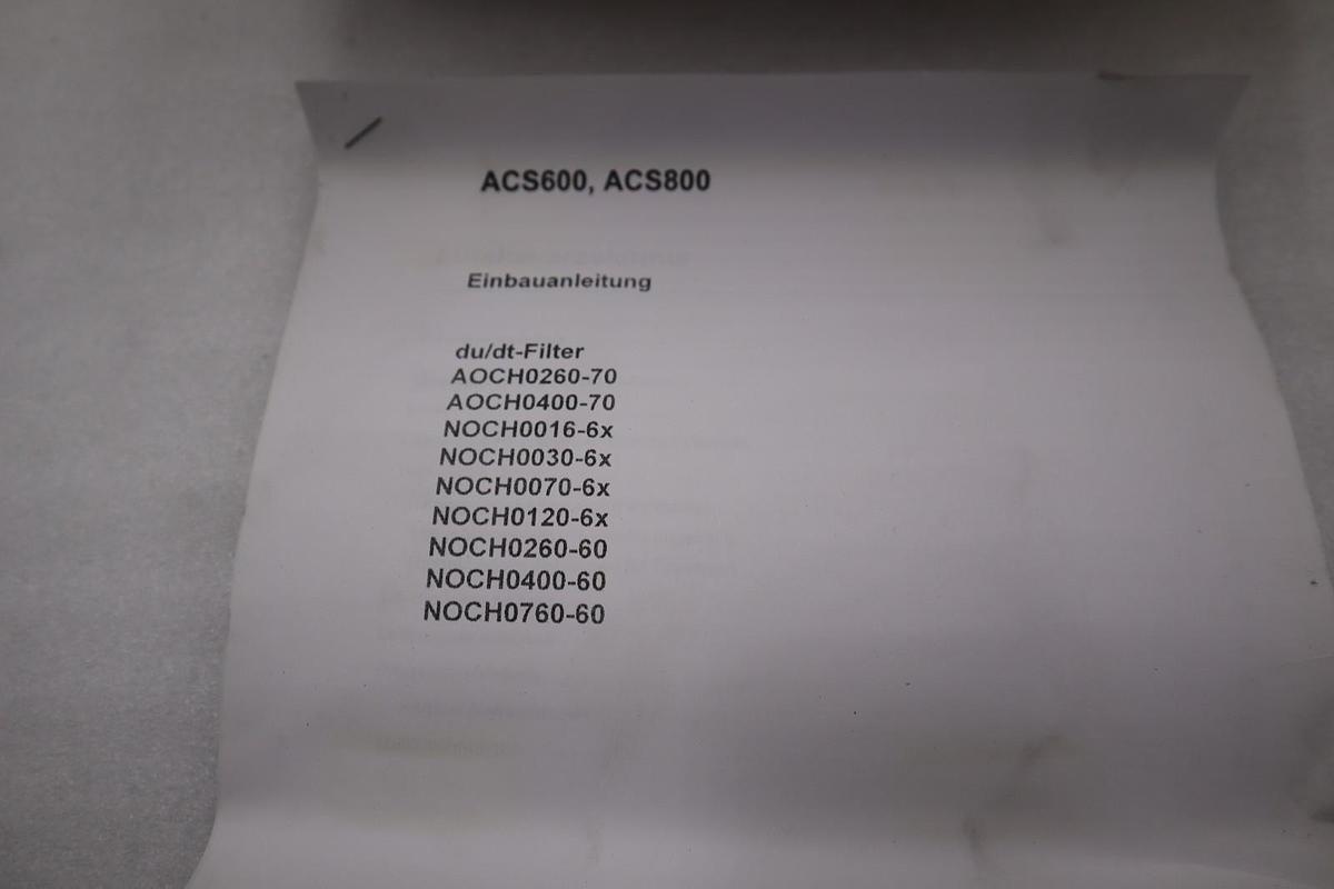ABB NOCH0016-60 KIT / NOCH 0016-60 KIT CODE 58982784 REV B - STOCK GF195