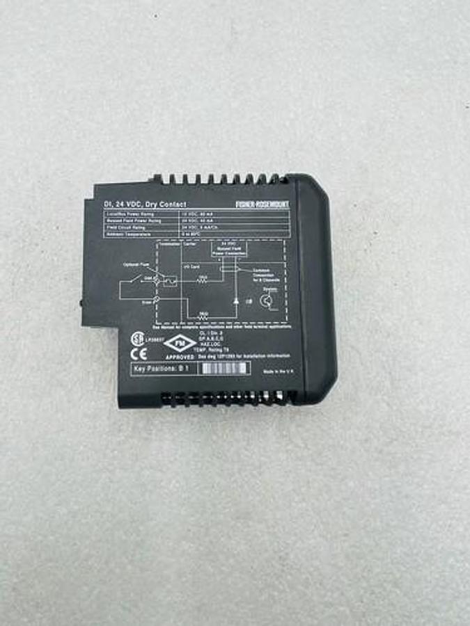 Used EMERSON DELTAV KJ3001X1-BB1 DI 8 CH 24VDC DRY CONTACT #K-2596
