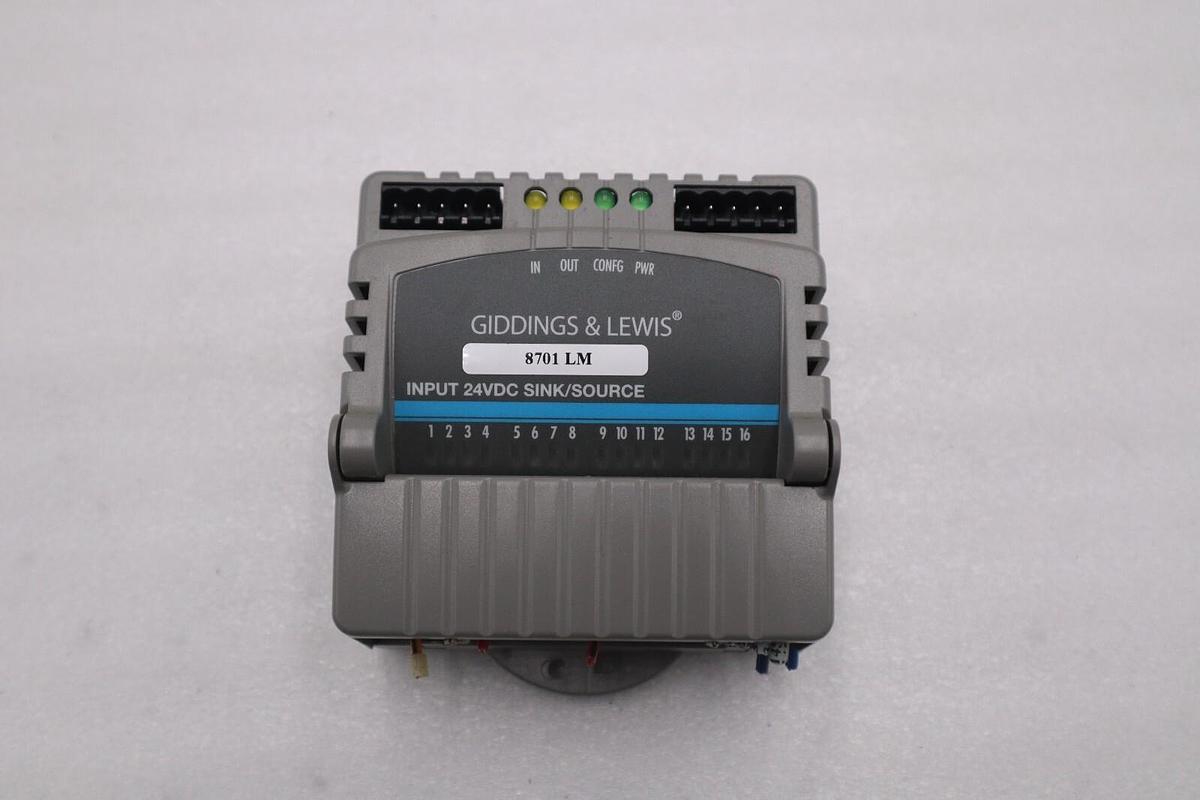 Used GIDDINGS & LEWIS M.1300.7372 R1 Input Module 24VDC SINK/SOURCE STOCK 623-D