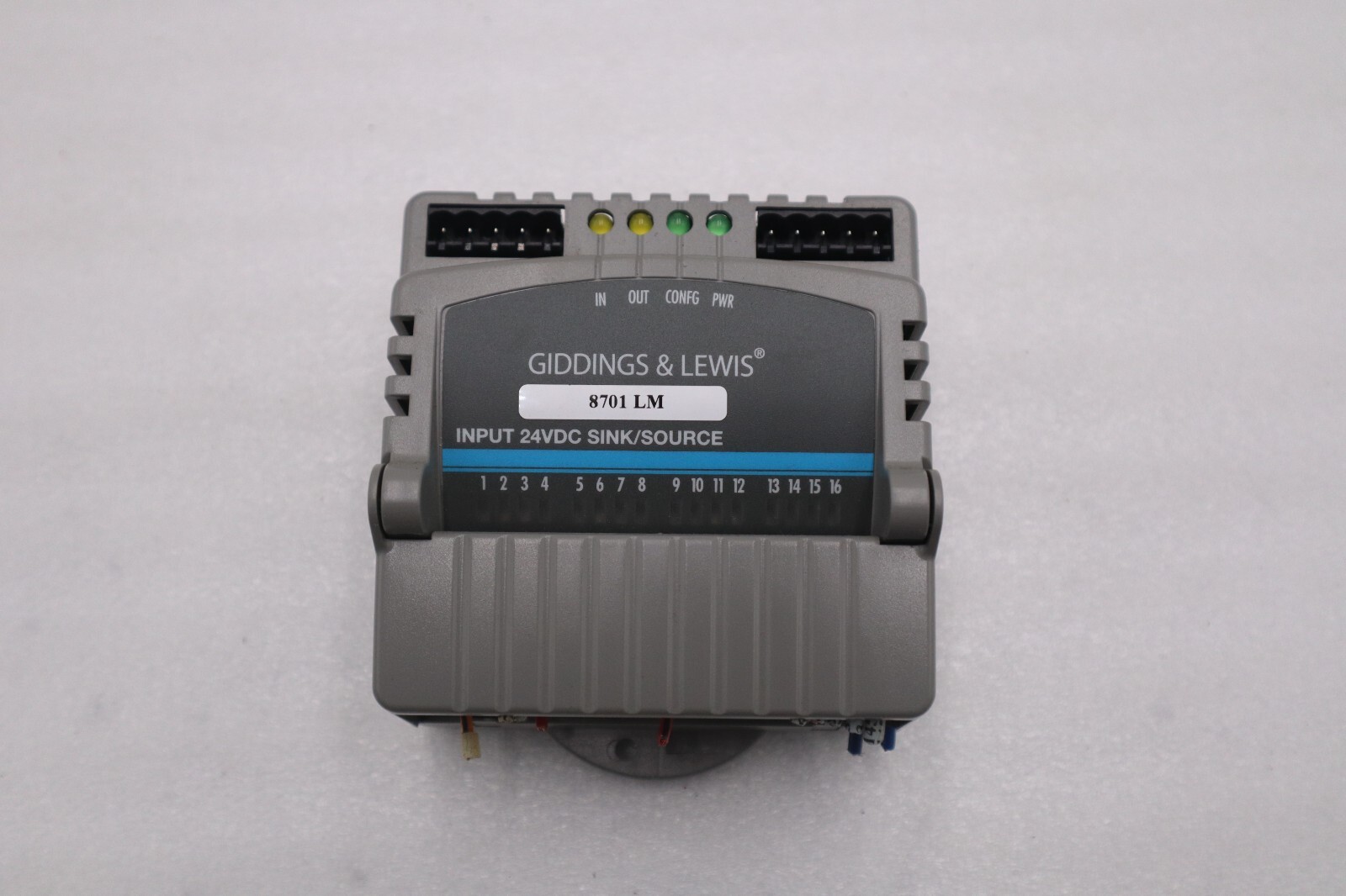 Used GIDDINGS & LEWIS M.1300.7372 R1 Input Module 24VDC SINK/SOURCE STOCK 623-D