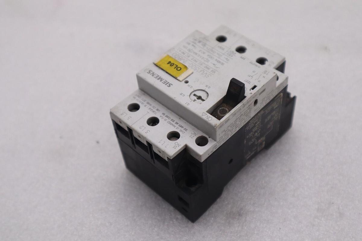 Used SIEMENS 3VU1300-1MB00 MANUAL MOTOR STARTER STOCK #K-3813
