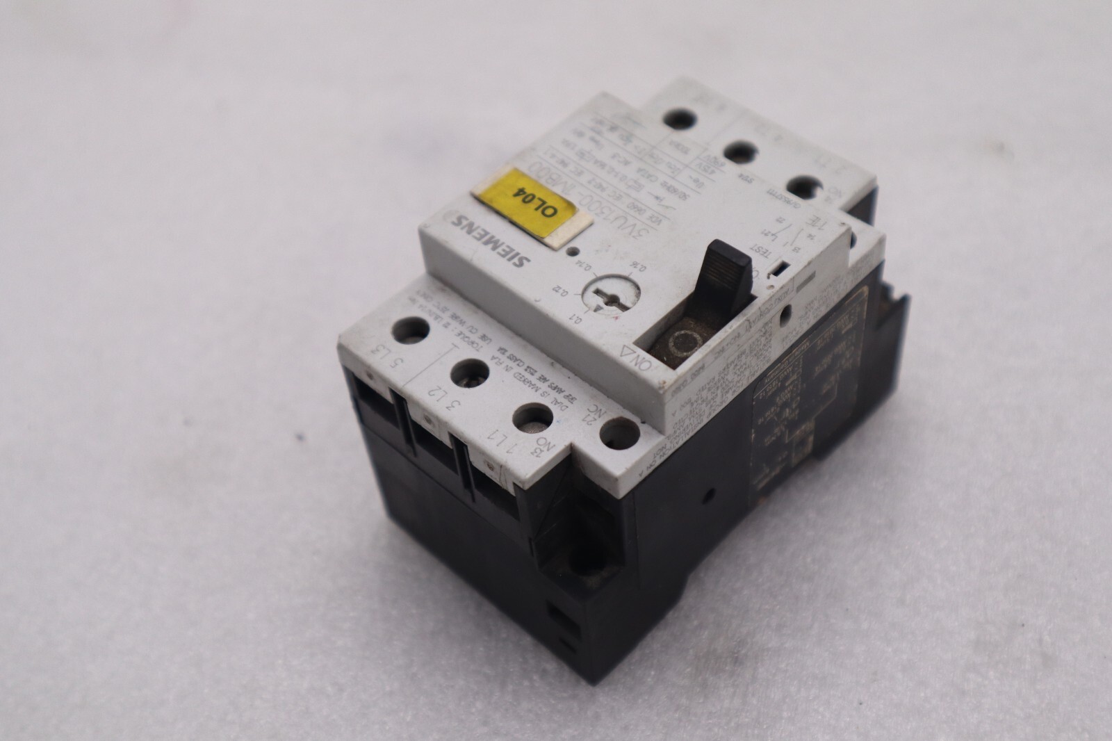 Used SIEMENS 3VU1300-1MB00 MANUAL MOTOR STARTER STOCK #K-3813