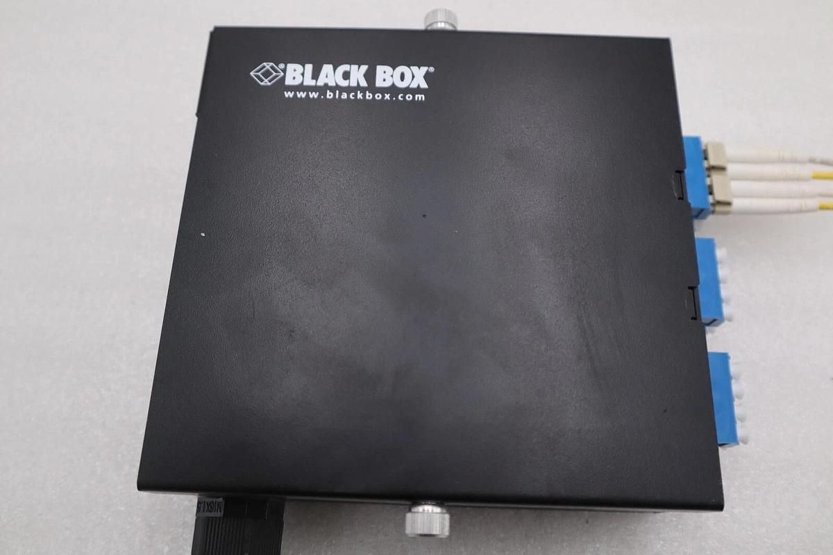 Used Black Box JPM398A JPM39 Series DIN Rail Mini Fiber Enclosure STOCK K-1118-A