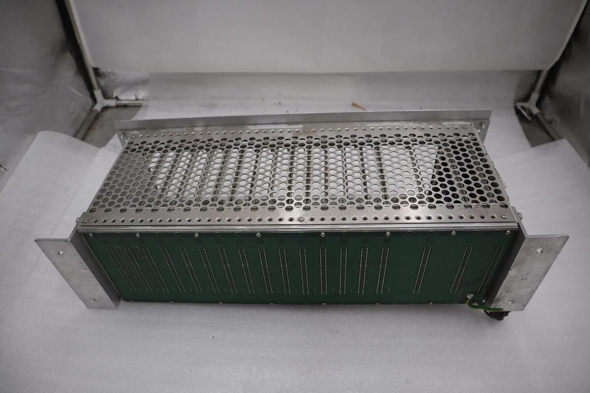 Used PASABAN PLC RACK WITH POWER SUPPLY CARD MODEL MTC-3044 STOCK 4836-A