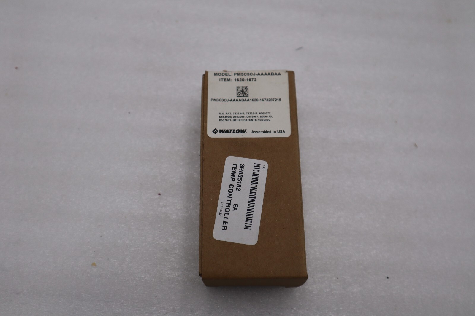Used WATLOW TEMPERATURE CONTROLLER 1620-1673 / PM3C3CJ-AAAABAA NEW IN BOX STOCK 617D
