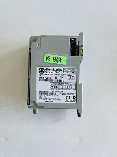 Used Allen-Bradley 1769-OB16 SER B F/W REV 3.1 Compact I/O Module #K-947