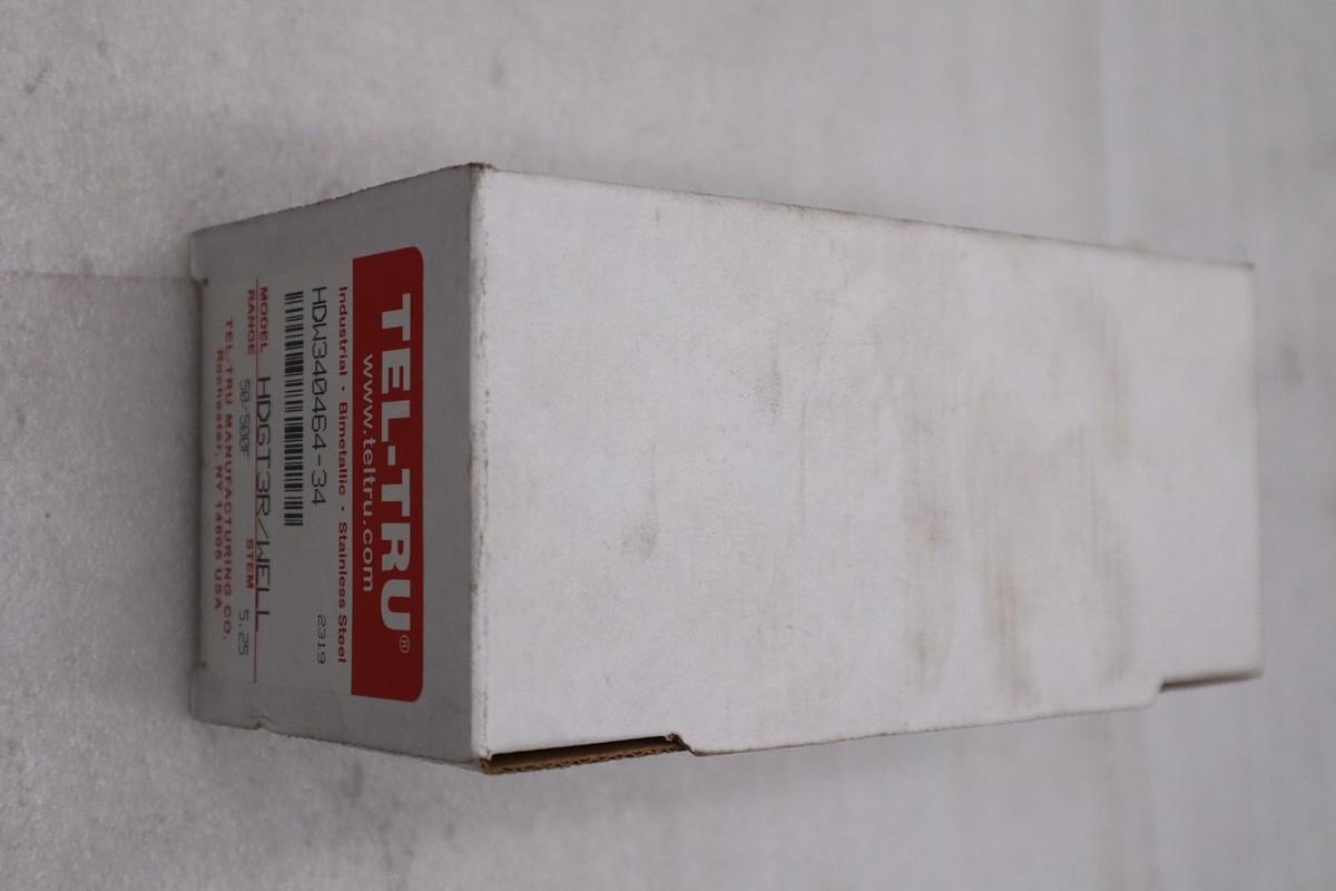 Used NEW OPEN BOX TEL-TRU HDGT3R/WELL THERMOMETER - STOCK GF217A