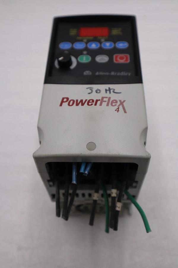 Used Allen Bradley AB 22A-D2P3N104 /A PowerFlex 4 AC Drive 1HP 3Ph 480V STOCK H1809