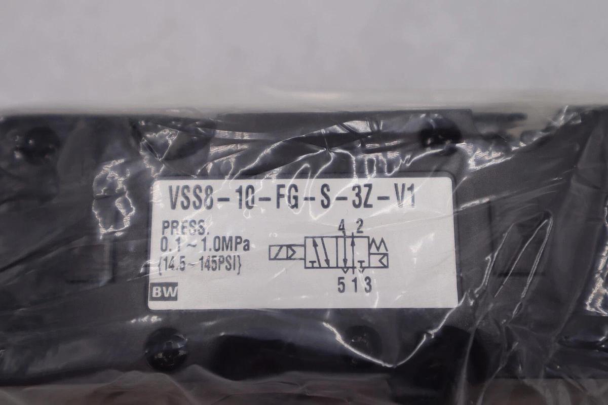 SMC VSS8-10-FG-S-3Z-V1 / VSS810FGS3ZV1 (NEW) STOCK K-2478