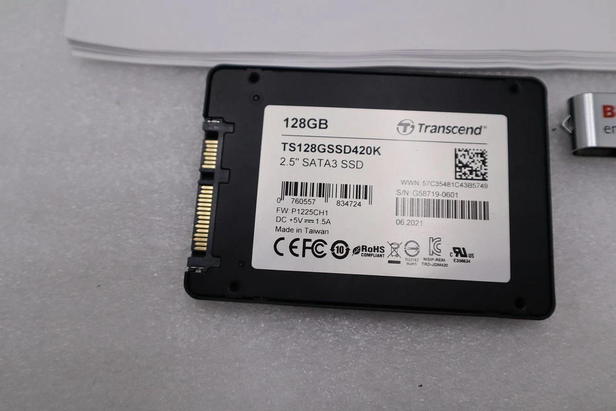 Used NEW OPEN BOX Transcend TS128GSSD420K SSD420K 128GB Internal SSD Memory STK H1813