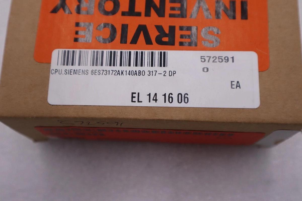 Used NEW 6ES7 317-6FF04-0AB0 Central Processing Unit CPU 317F-2 D2 SIEMENS S7-300