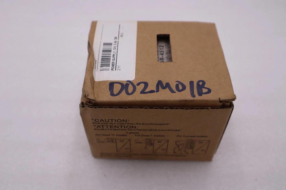 Used NEW IN BOX Mean Well DR-4512 Power Supply 1.5A 50/60Hz STOCK H510A