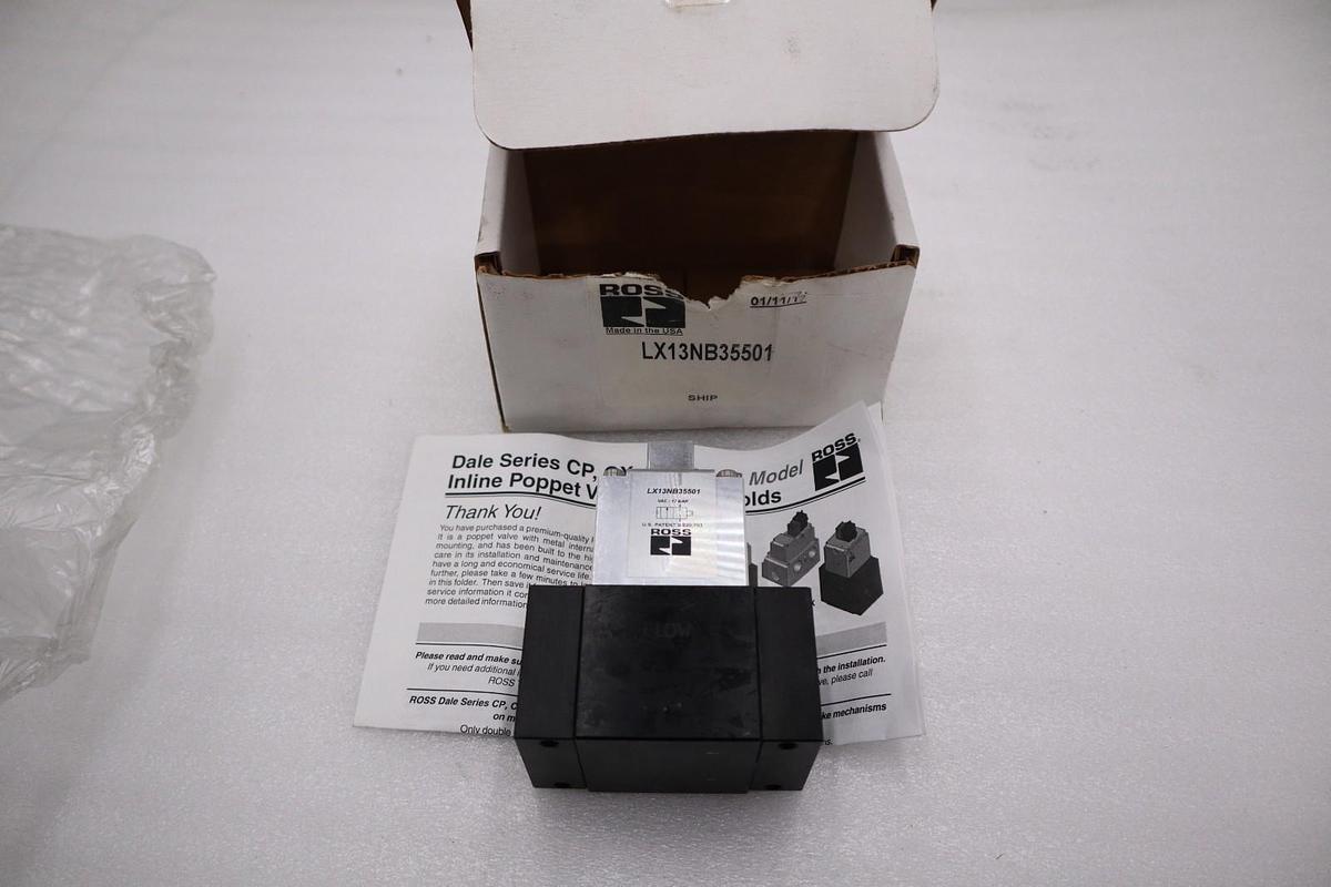 Used ROSS CONTROLS LX13NB35501 / LX13NB35501 NEW WITH BOX STOCK H632A