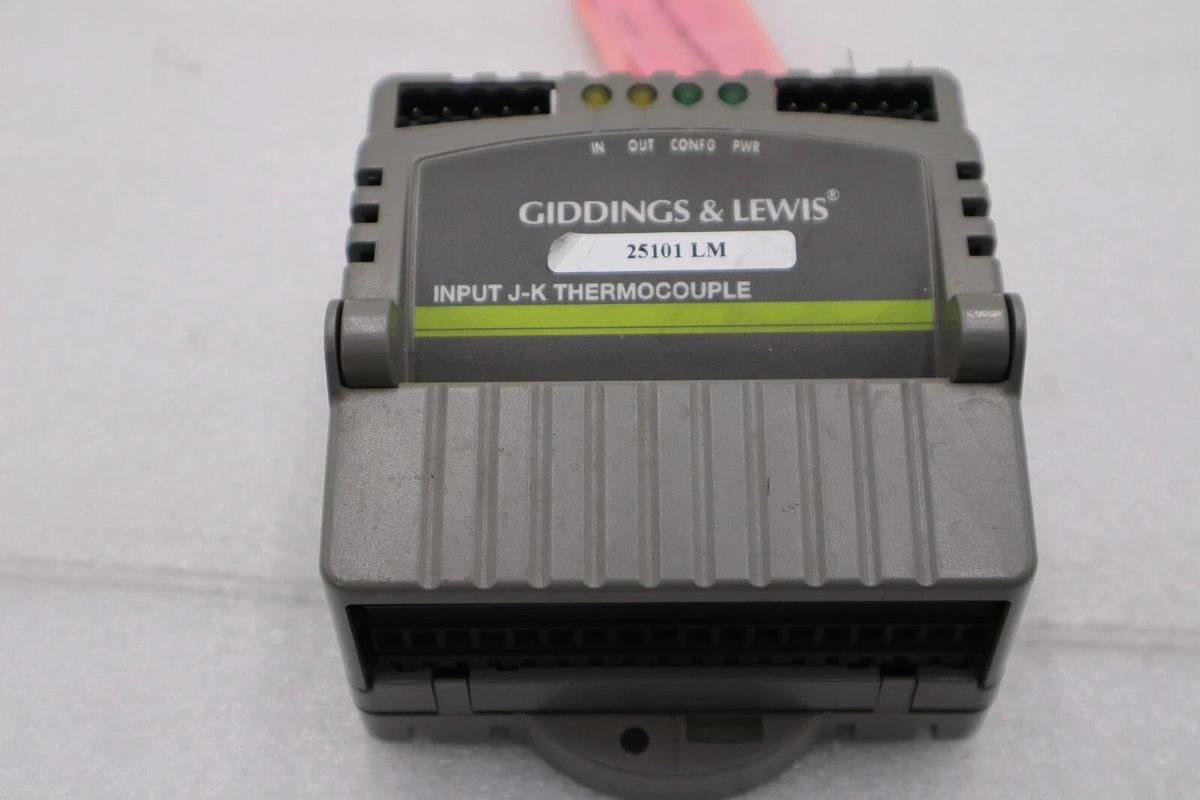 Used Giddings & Lewis M.1301.9806 R2 Input J-K Thermocouple Temperature STOCK 1484A