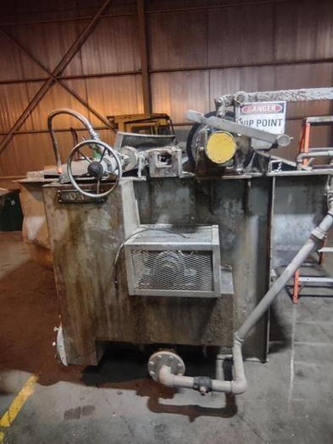Used J.H. HORNE 100" WIDE X 48" DIA. DRUM THICKENER W/ SPARE DRUM