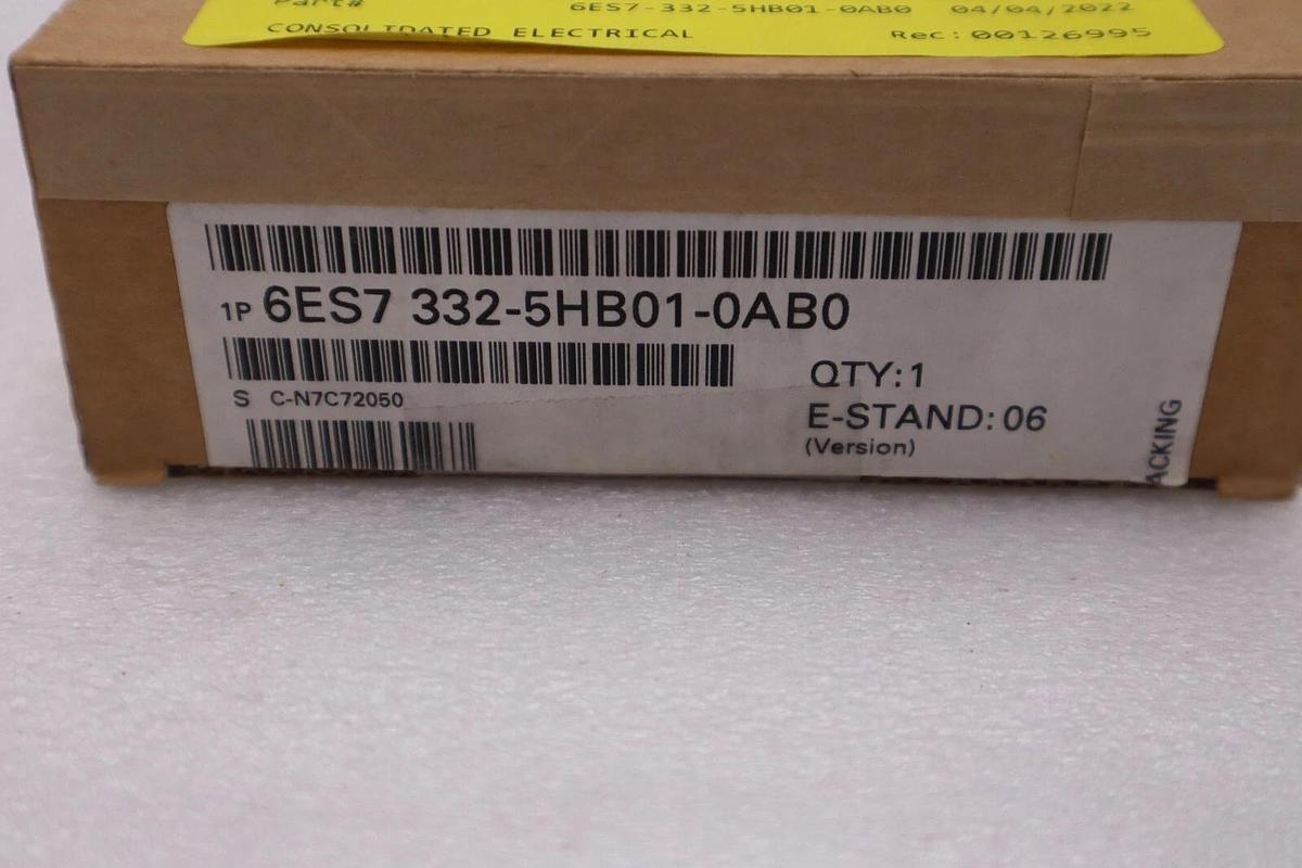 Siemens 6ES7 332-5HB01-0AB0 Analog Output Module NEW  STOCK G223A