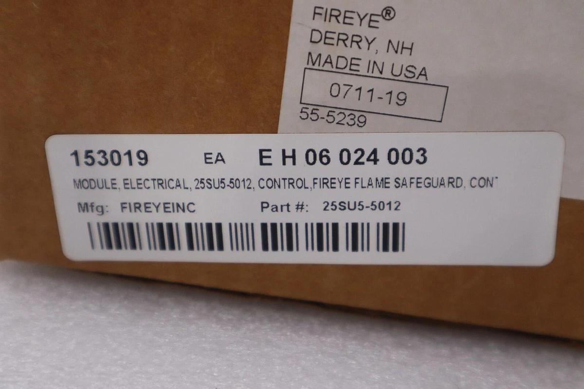 Used NEW Fireye 60-2204-2 Flame Amplifier Module and Chassis with Dust Cover #G193