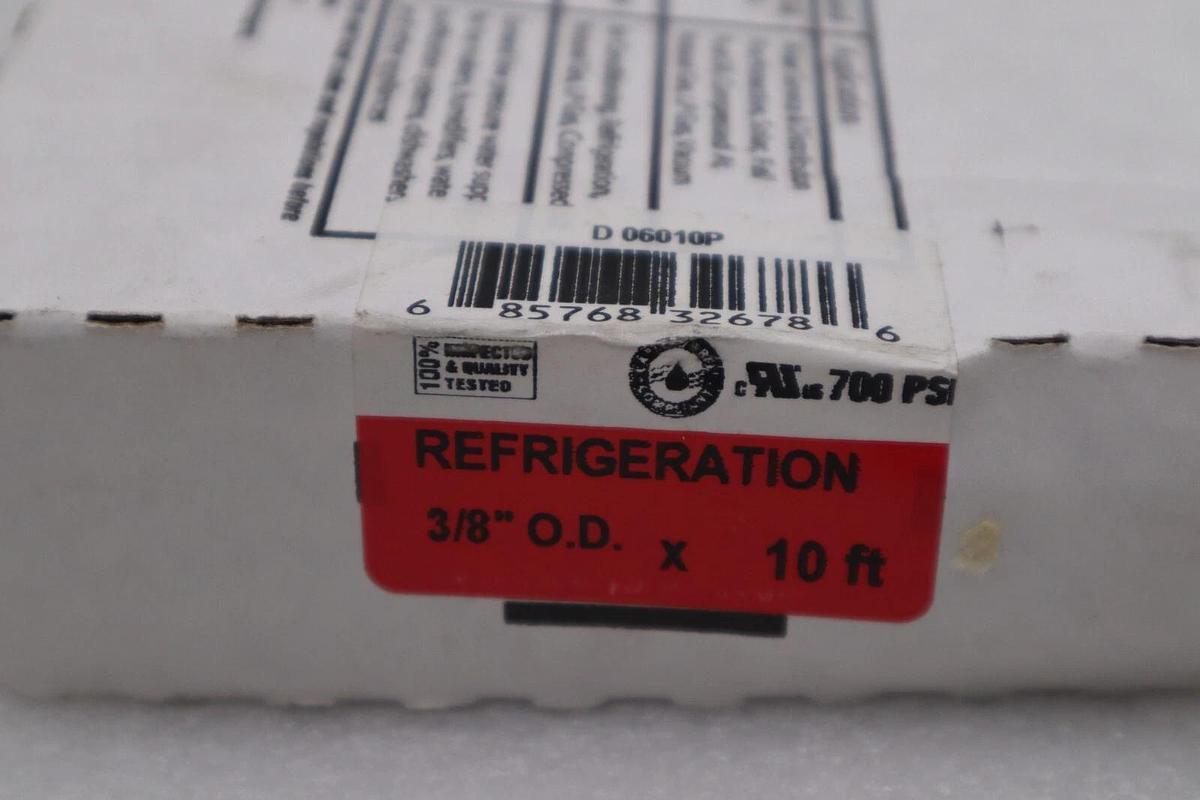 Used NEW IN BOX Streamline Copper Coil 3/8" OD x 10' Refrigeration STOCK H204