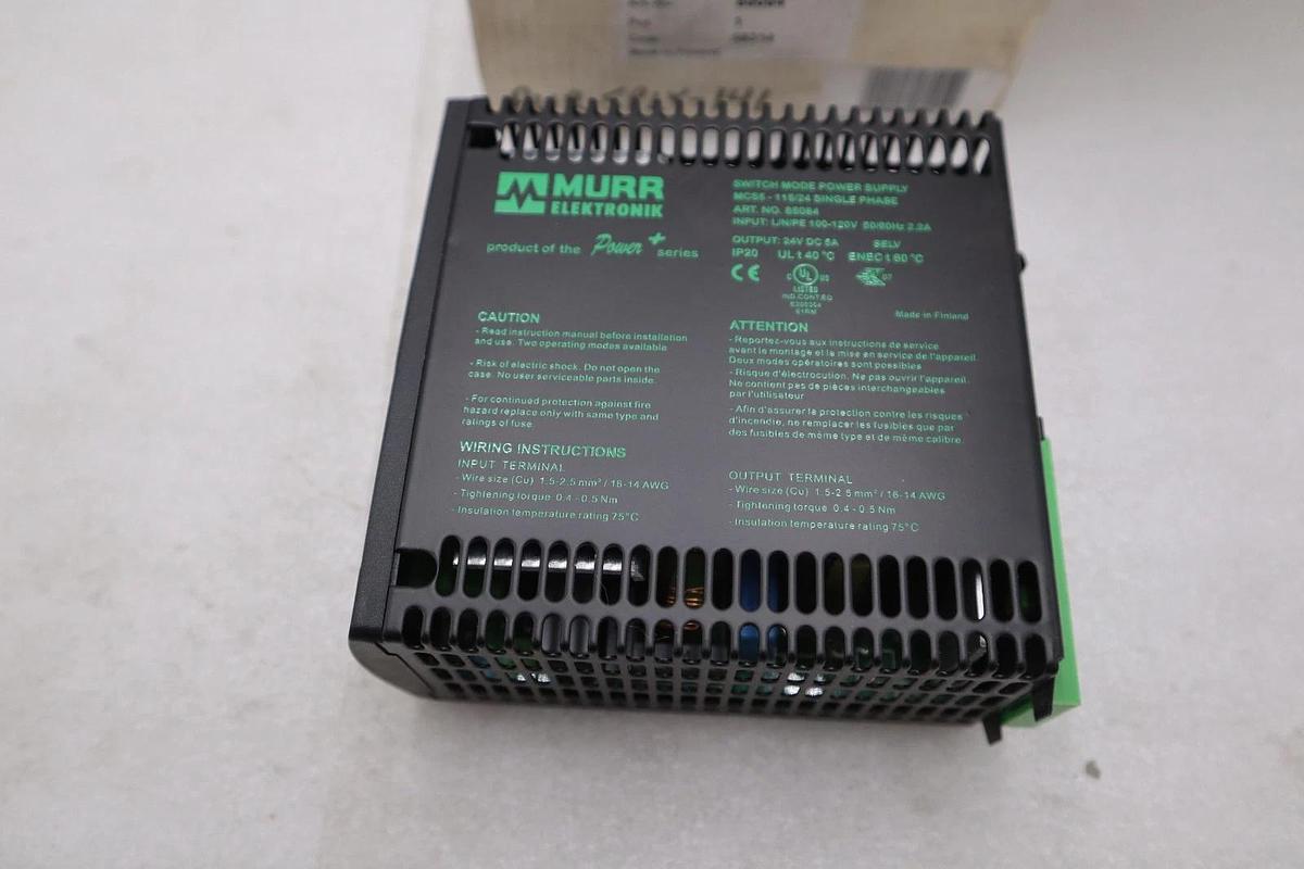 Used Murr Elektronik MCS5-115/24 / 85084 Switch Mode Power Supply - STOCK GF189A