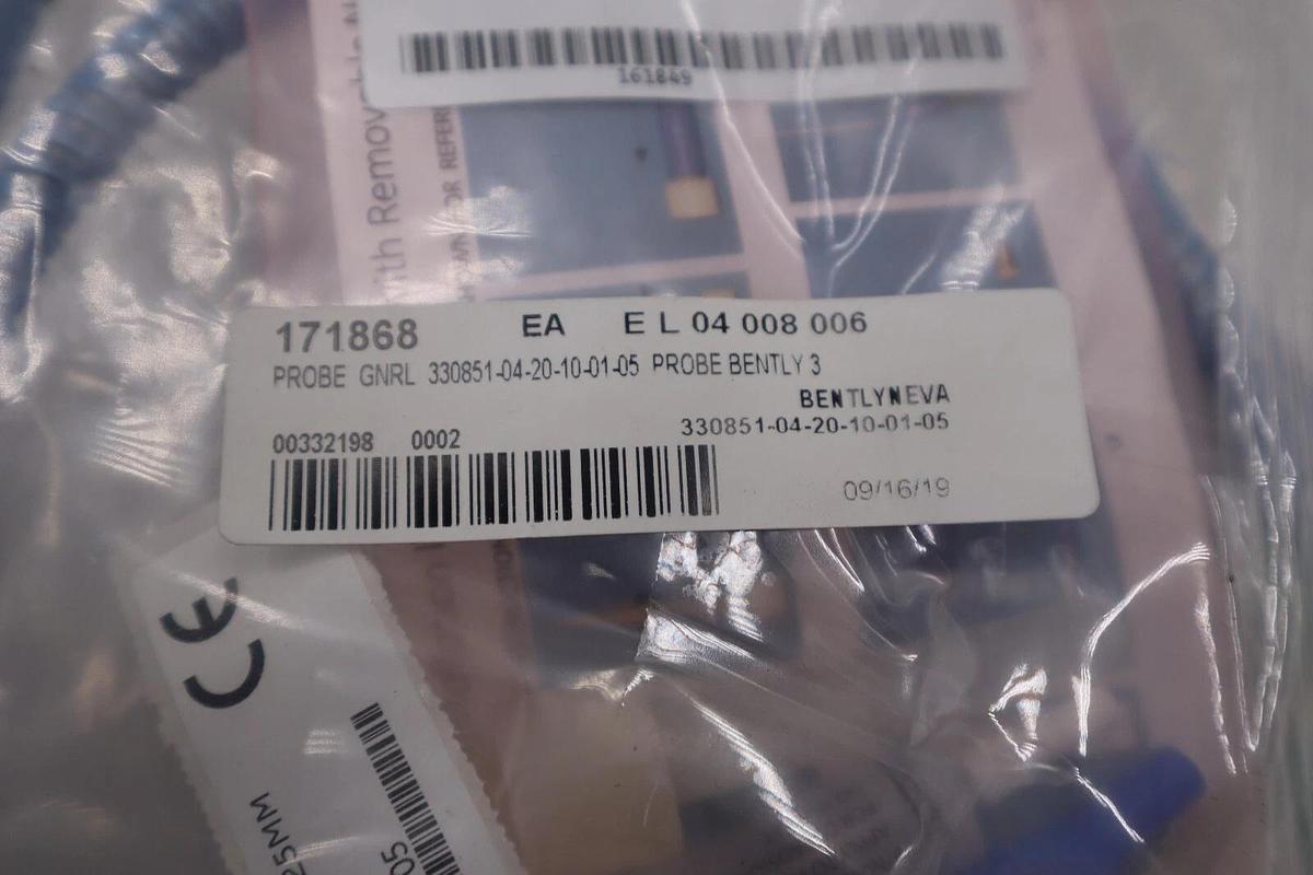 Used NEW Bently Nevada 330851-04-000-020-10-01-05 3300 XL 25MM STOCK G484A