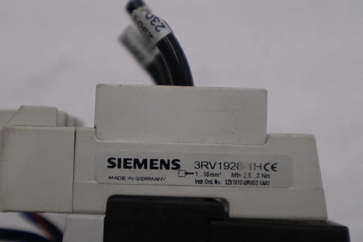Used SIEMENS 3RV1021-1KA10 Motor Protection Circuit Breaker STOCK H1829