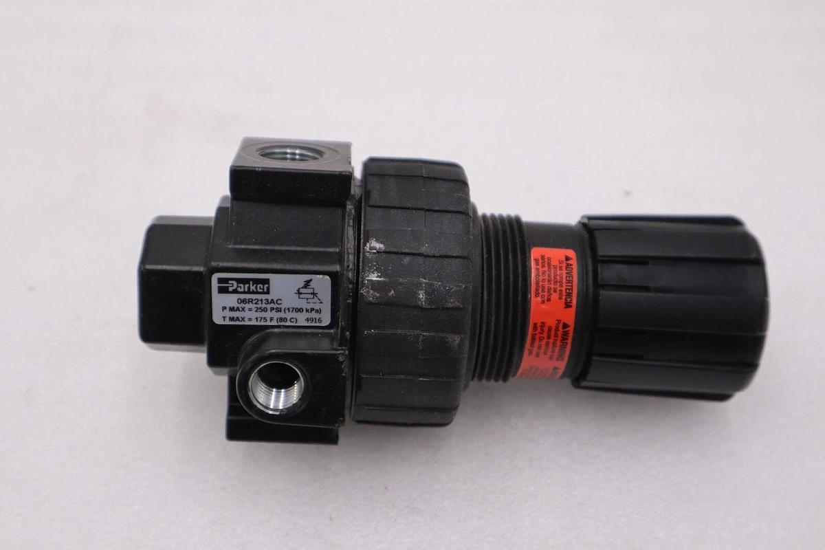 NEW PARKER 06R213AC Air Pressure Regulator 0-160 Gauge STOCK H949