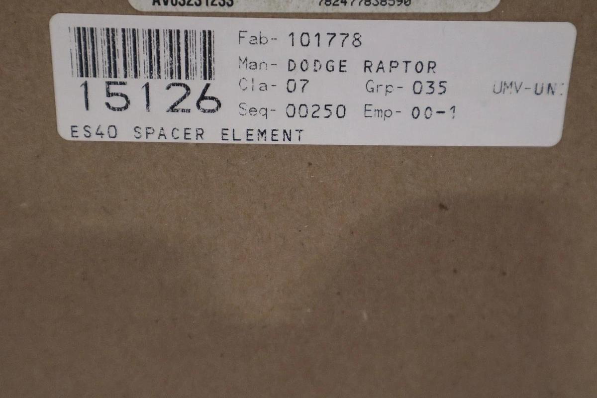 Used DODGE 101778 RAPTOR ES40 SPACER ELEMENT - NEW UNIT - STOCK GF930